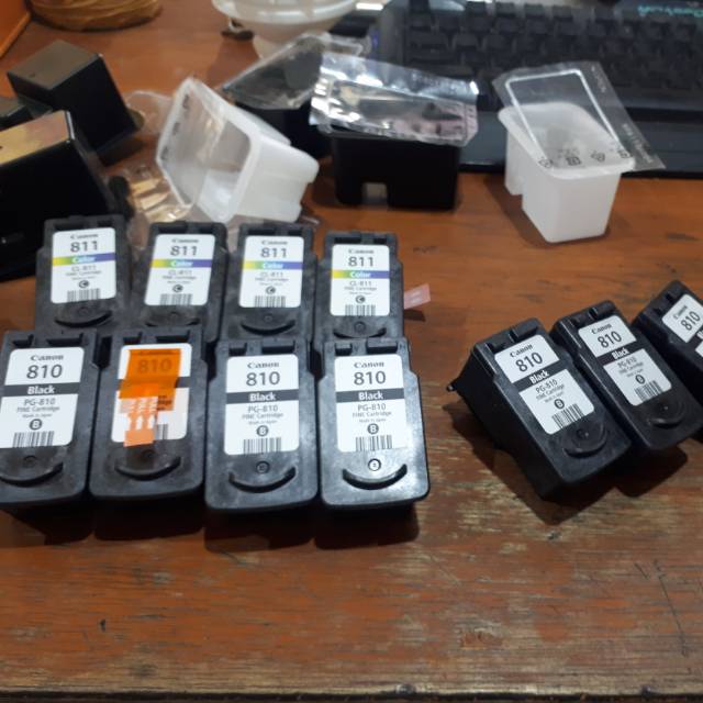 Cartridge Canon Pg810 cl811 Kosongan Bekas Original perset