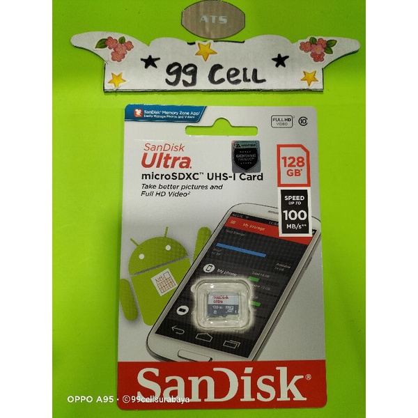 Micro SD memory Card class 10 sandisk 16GB | 32GB | 64GB | 128GB garansi resmi (100% Original)