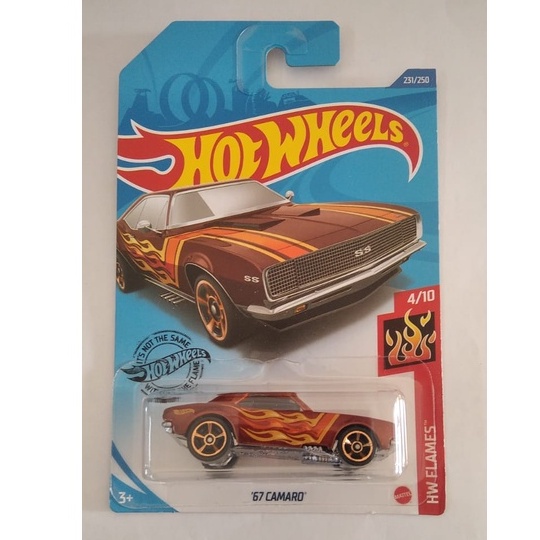 Diecast Hot Wheels 67 CAMARO HW Hotwheels Mobil Mainan Anak Flames Lot P 2020