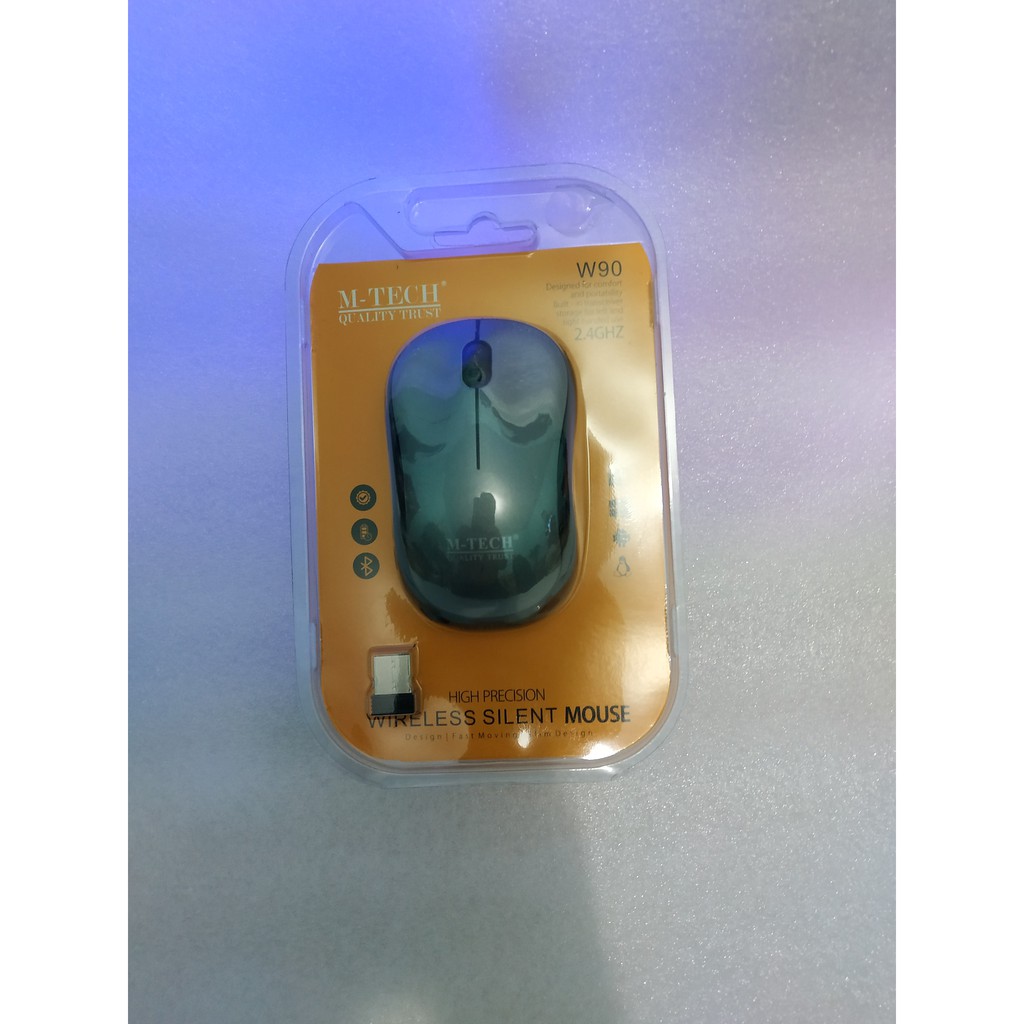 Mouse Wireless Silent Klik M-TECH W90