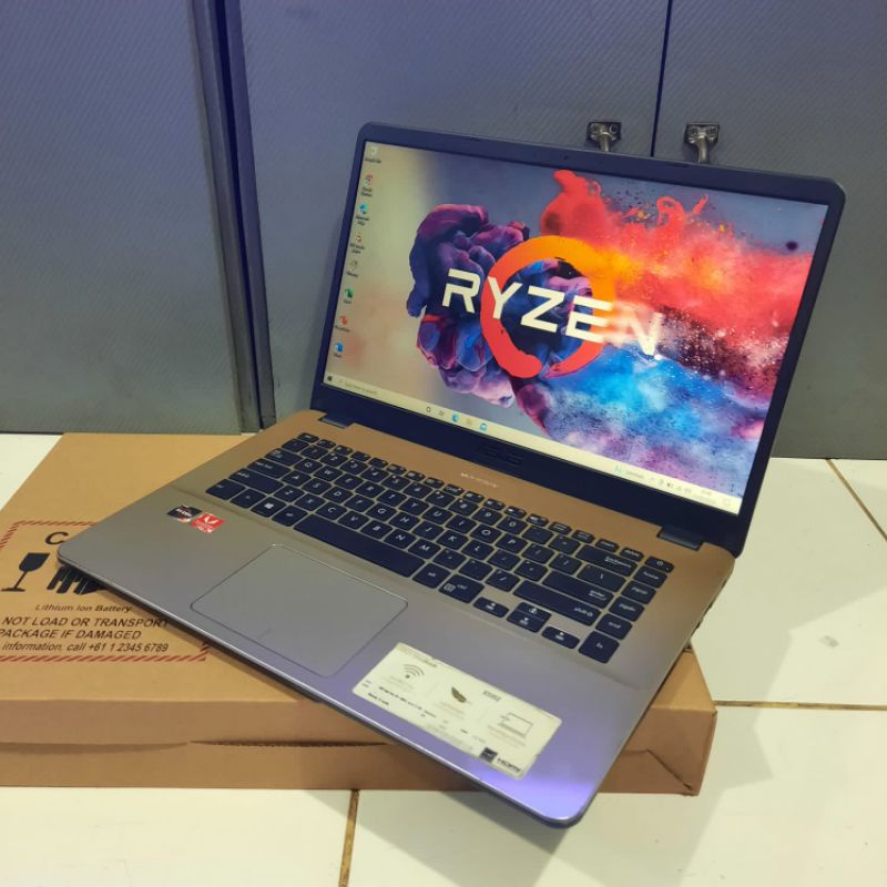 Laptop Asus Vivobook X505ZA, Amd Ryzen 5 - 2500U Ram 8GB SSD 256GB Amd Radeon Vega 8 Graphics SLIM, Gaming Editing