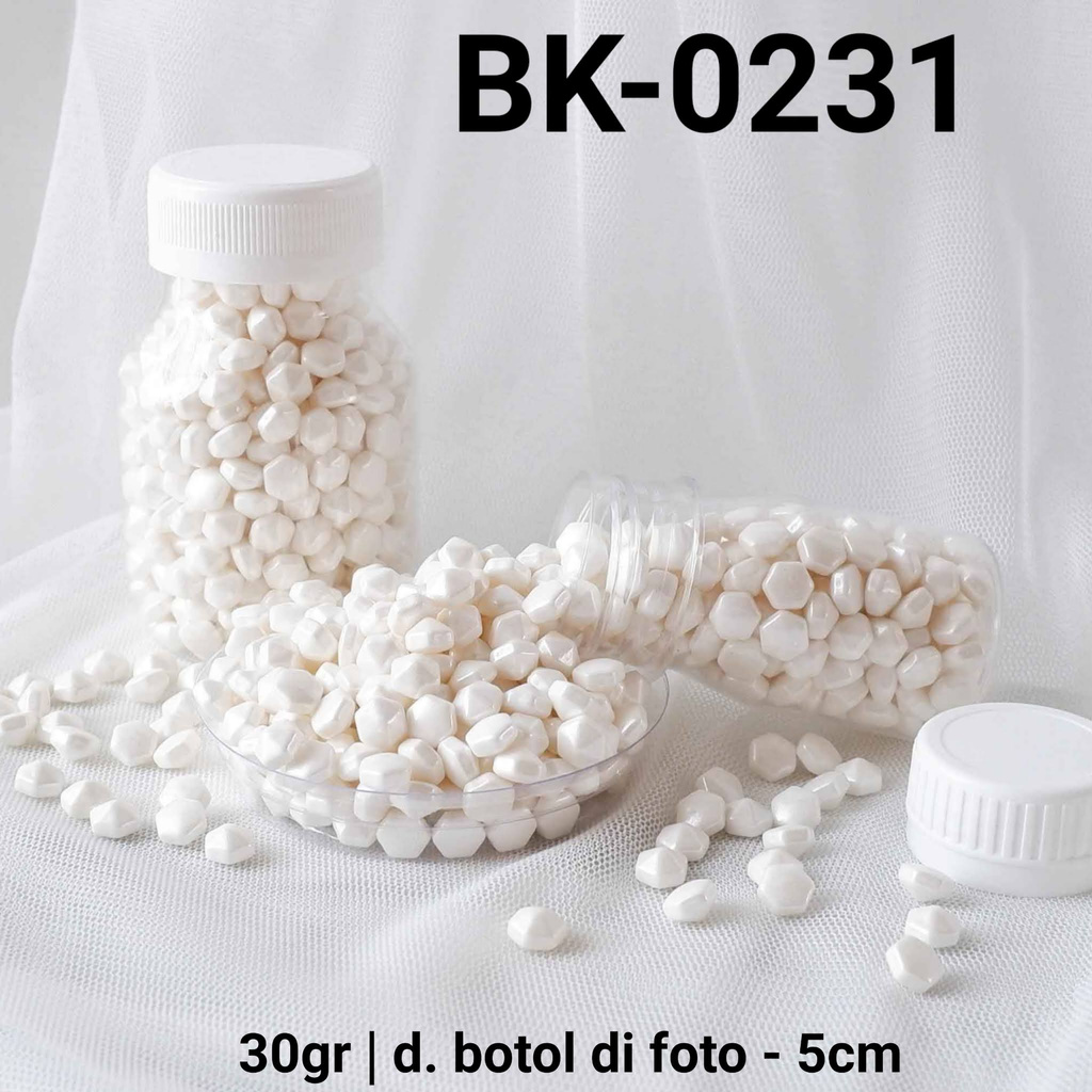 

BK-0231 YBB Sprinkles sprinkle springkel 30gr diamond putih