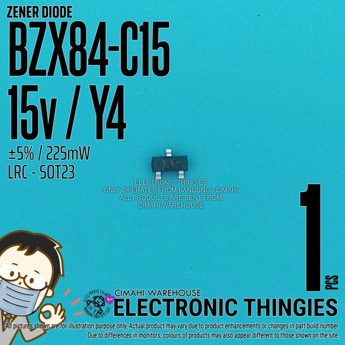 BZX84-C15 SOT23 LRC ZENER Y4 15V 5% DIODE DIODA SMD