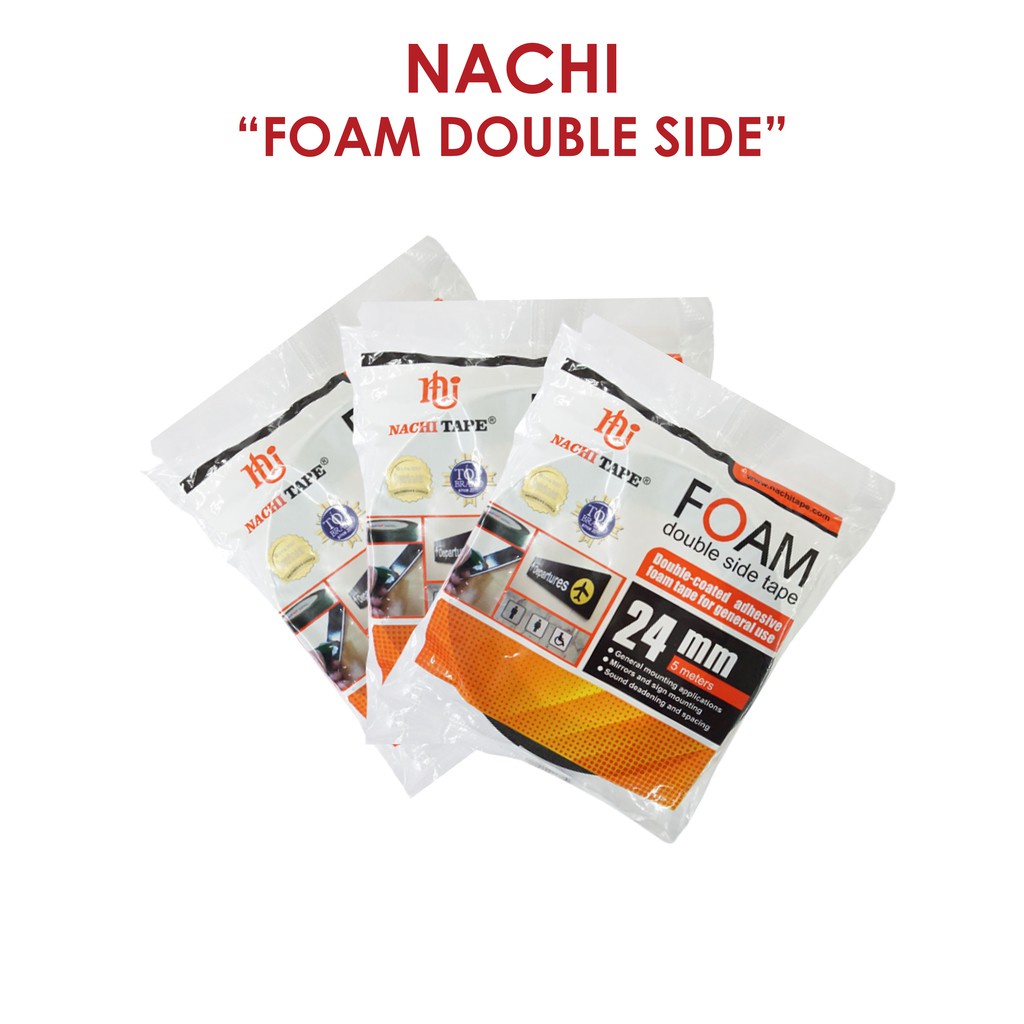 

COD Joy KTB Nachi Foam Tape - FOAM NACHI 12MM 24MM DOUBLE TAPE Busa Selotip Isolasi Solasi