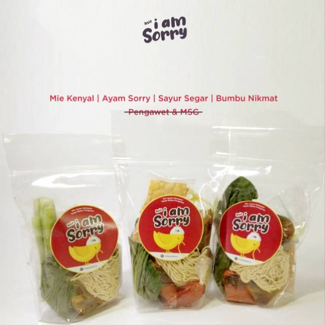 

Mie Ayam Sorry/Mie Ayam Instant/Praktis dan Sehat