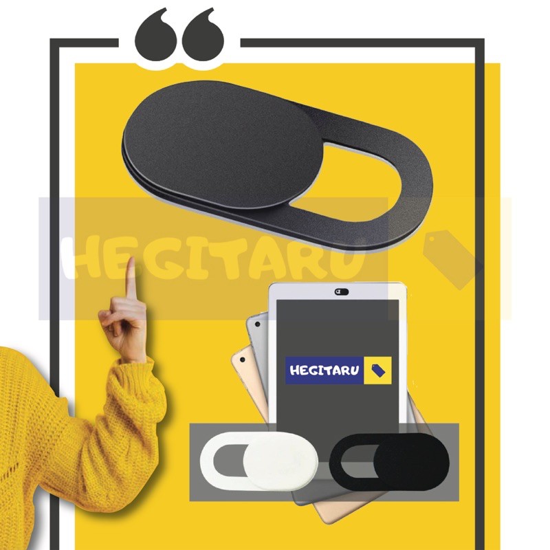 WEBCAM COVER PENUTUP KAMERA GADGET LAPTOP HANDPHONE IPAD WEBCAM COVER TIPIS ANTI HACKER HEGITARU