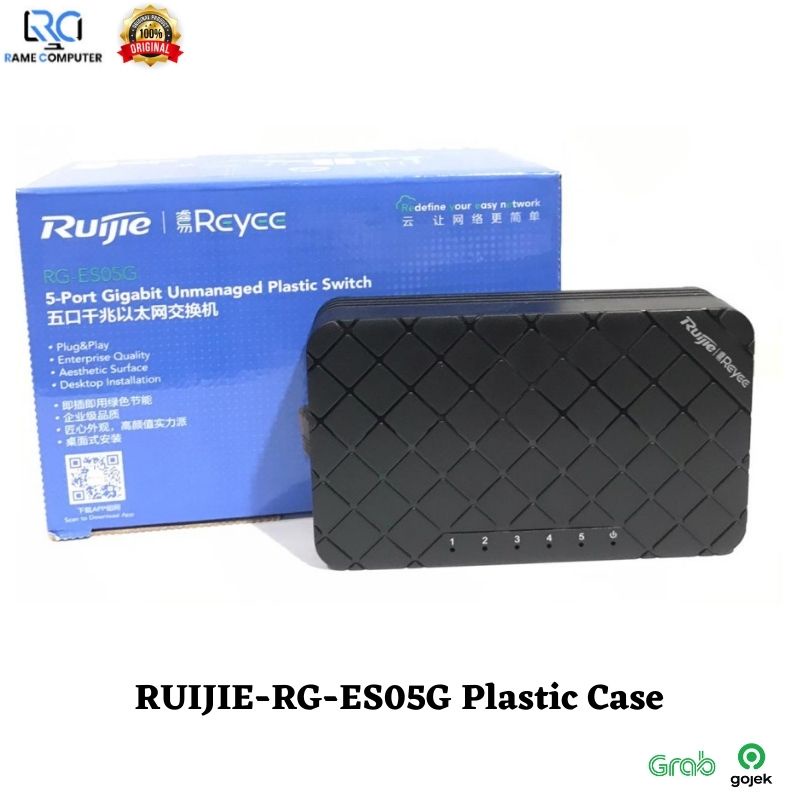 RUIJIE-RG-ES05G Plastic Case Unmanaged Switches