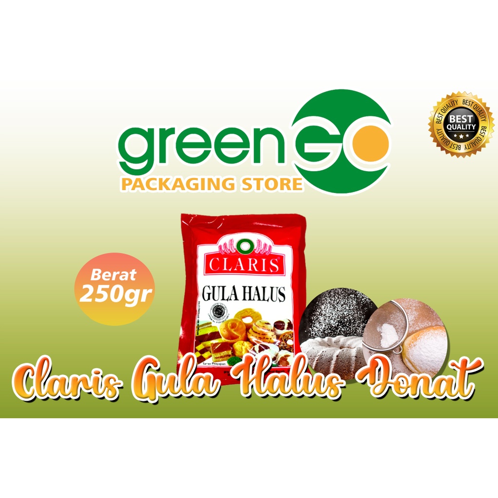 

GULA HALUS CLARIS SUGAR ICING 250 GR GULA DONAT KUE GULA POWDER