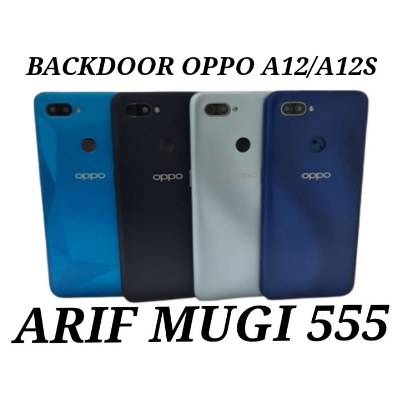 BACKDOR BACK DOOR BACK COVER KESING CASING HOUSING OPPO A12-A12S CPH2083-CPH2077 ORIGINAL