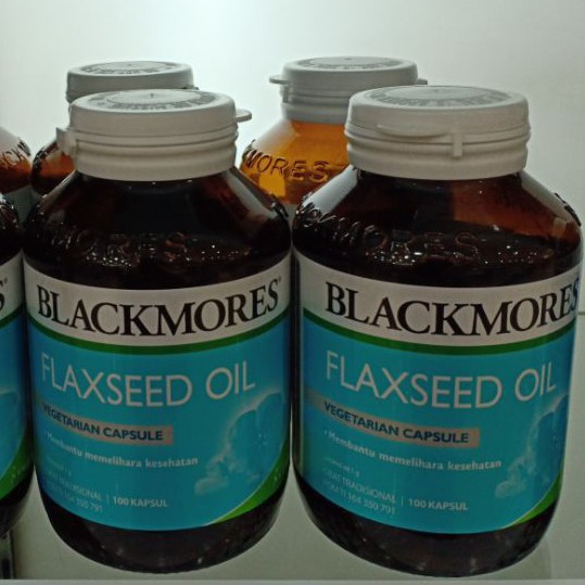 Blackmores flaxeed oil isi 100 kapsul / omega 3 6 9 / vegetarian capsule