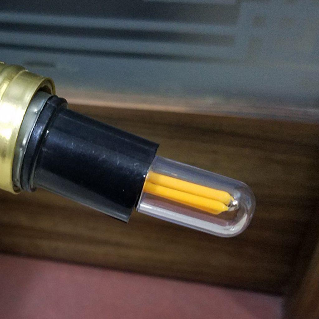 QUINTON Lampu Kulkas Hemat Energi Pelindung Mata Bohlam Pijar E14 /E12 Untuk Kulkas Lampu Hangat /Putih Filament Bulb