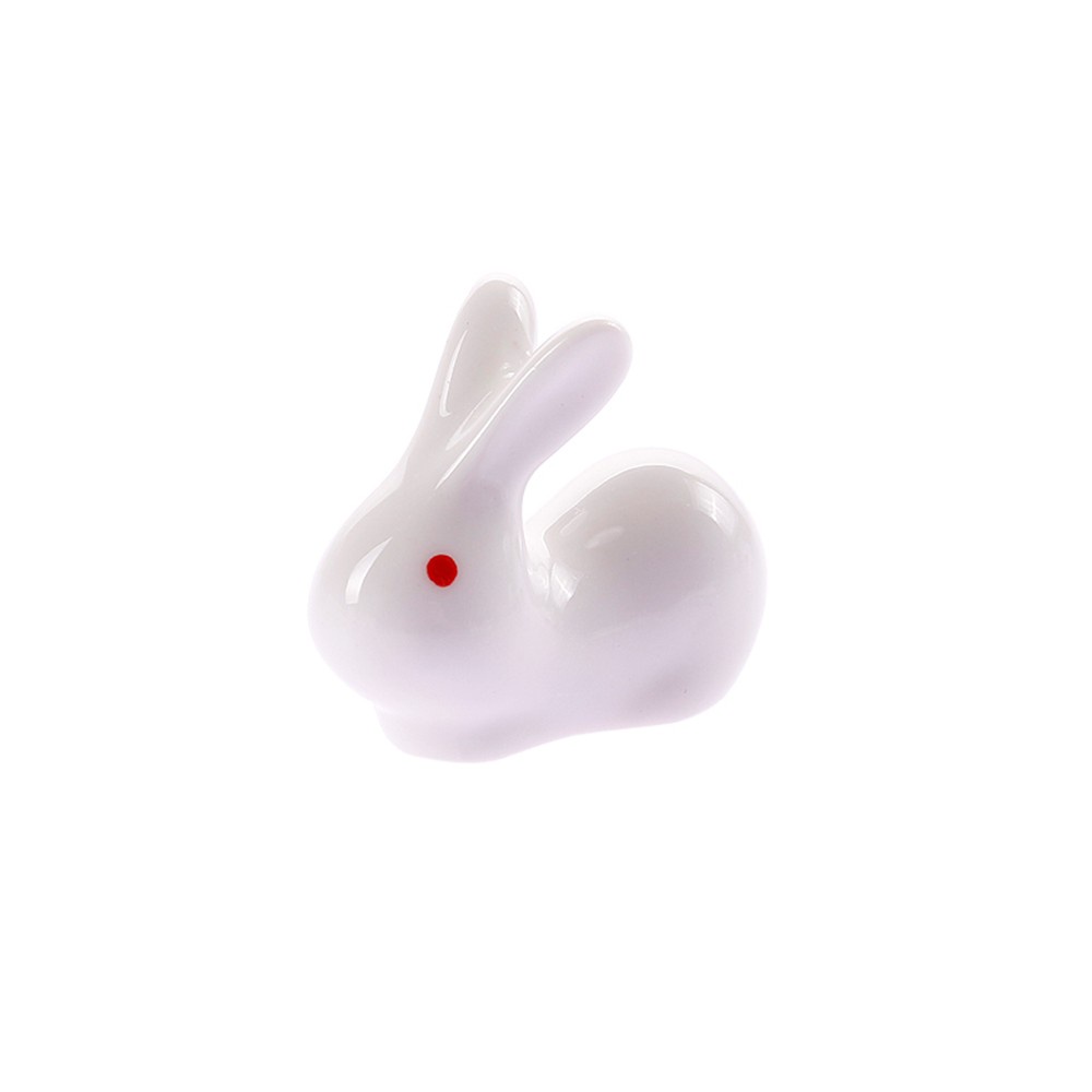 【COD Tangding】Rabbit Stand Chopstick Rest Chopstick Holder Household Tableware Ceramic Chopstick Rest