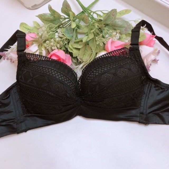 Bra (K-C57) Pakaian dalam wanita / model elegan / tanpa kawat dan busa push up tangan