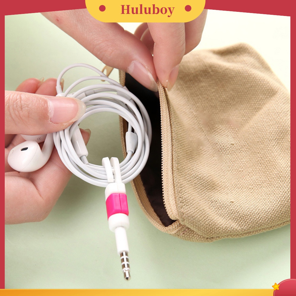 Huluboy Cover Pelindung Kabel Earphone