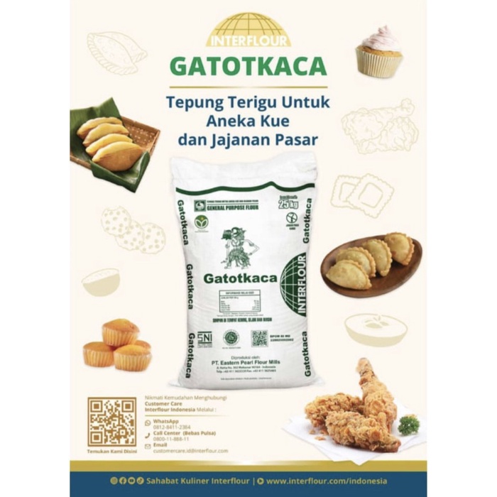 

PROMO [COD] Tepung Terigu Gatotkaca 25 kg