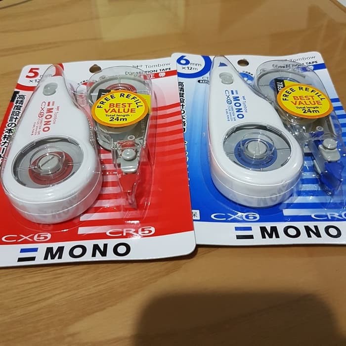 

Tipex Kenko - Refill Tipex Tombow - Correction Tape Tombow Mono Ct-Cx6 (Correction Tape) Produk