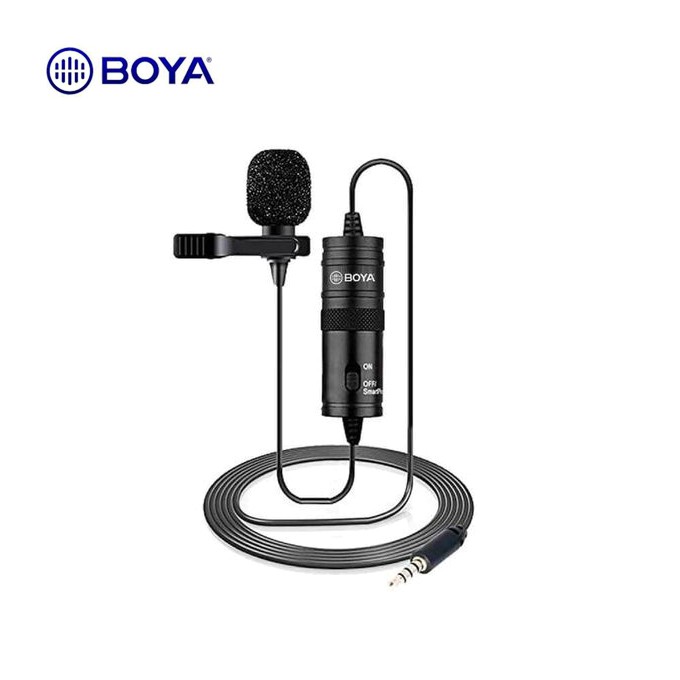 BOYA BY-M1 Lavalier 3.5mm Microphone Clip-On Condenser Mic
