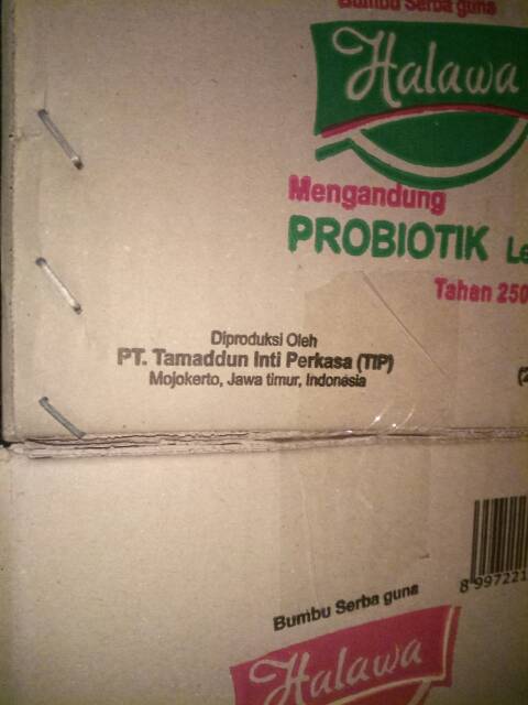 DISTRIBUTOR HALAWA bumbu masak Probiotik Siklus 12 gram