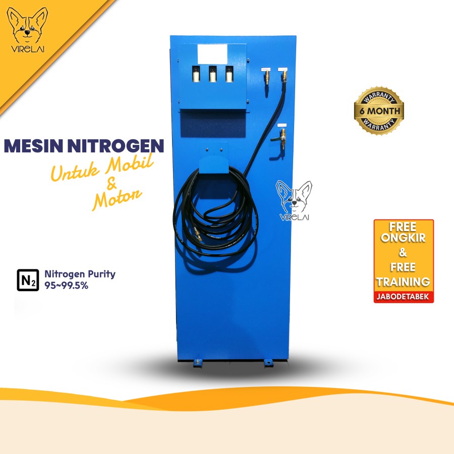 Mesin nitrogen (N2) besar untuk motor dan mobil 1 selang dan 2 selang.