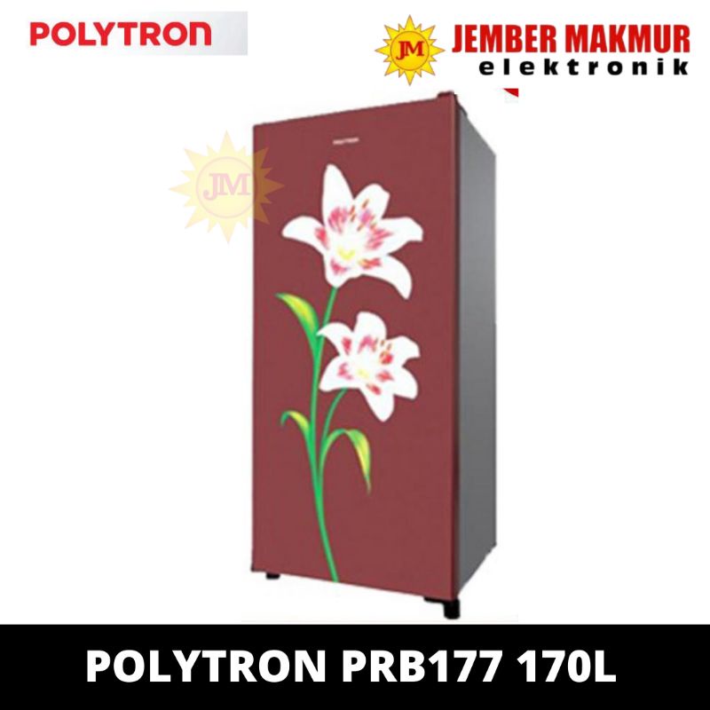 Polytron PRB177 Kulkas 1 Pintu Kapasitas 170 Liter