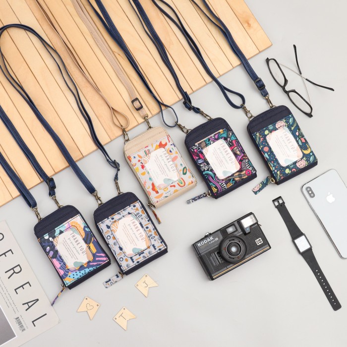 Id Card - Id Card Holder Dompet Multifungsi Kalung Gantung Motif Footage Id-03