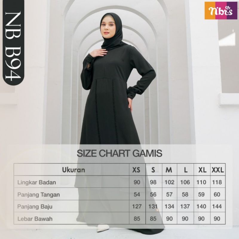 GAMIS HAJI UMRAH NSK 094 &amp; GAMIS NB B94 NIBRAS