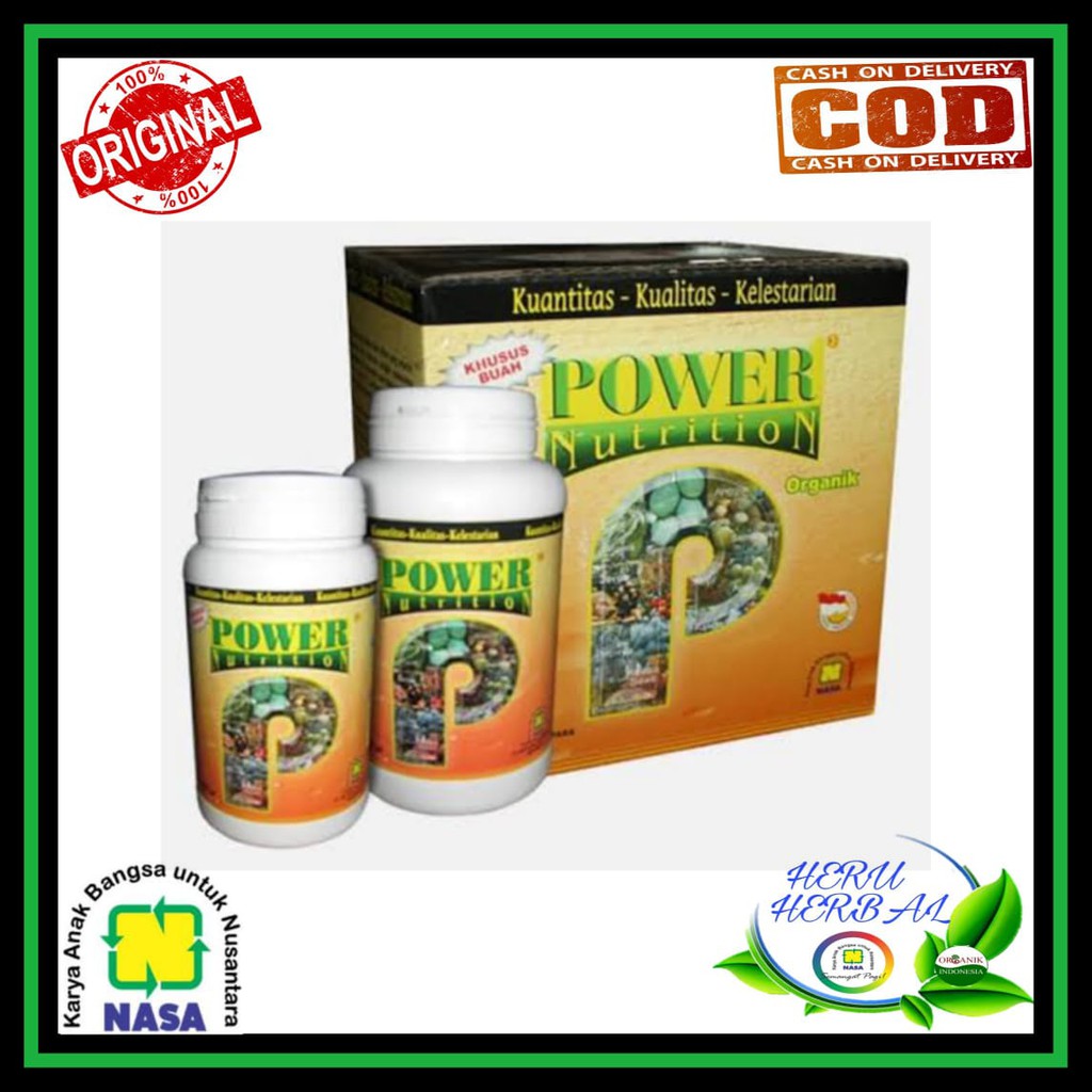 PUPUK ORGANIK KHUSUS BUAH POWER NUTRITION NASA PWRK - PUPUK NASA POWER NUTRITION
