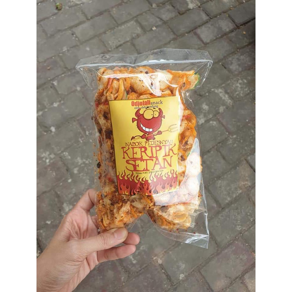 

Keripik Seblak Pedas Kencur / Kerupuk Odjolali Khas Bandung