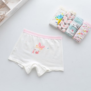 5Pcs Set Celana  Dalam  Brief Bahan Katun  Breathable Motif 