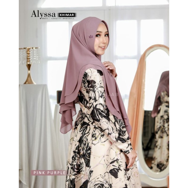 alyssa khimar ORI alfasa hijab ☑️ COD