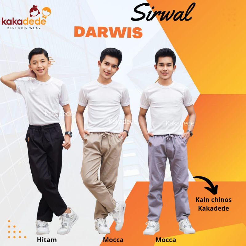 Sirwal Darwis Kakadede / Chinos Kakadede / Celana Panjang Sirwal Darwis Kakadede