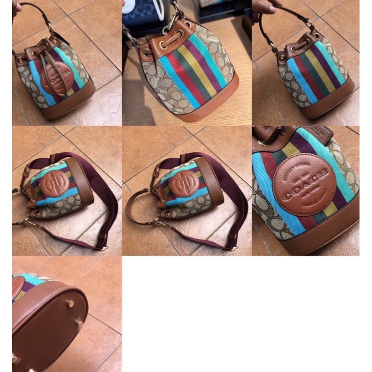 （grab）Small Size 5639 5121 coach Bucket Bag Women Handbag Crossbody Sling Bag