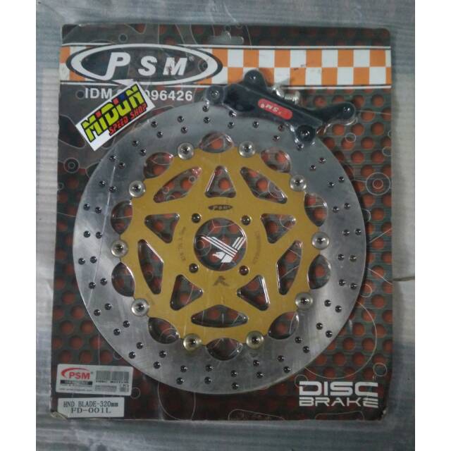 Disk floating Piringan cakram Psm 320mm Honda Blade Revo Absolute Supra x125 Fi Supra x 125 Helm in