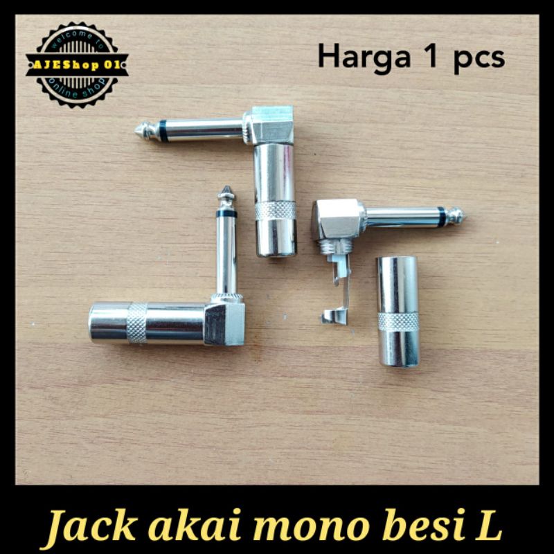 Jack akai mono besi L / jack gitar bass model L