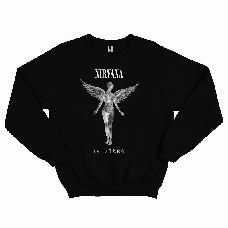 SWEATER NIRVANA IN UTERO | CREWNECK NIRVANA IN UTERO | KAOS BAND NIRVANA | KAOS BAND VINTAGE