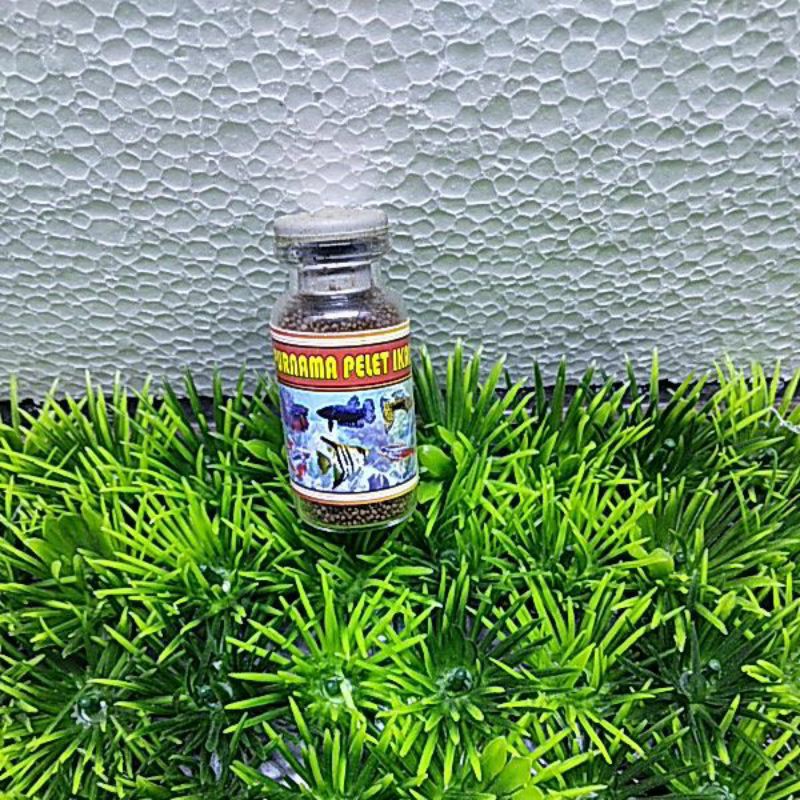 pelet ikan hias botol kecil