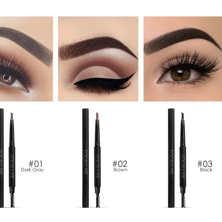 ✴ ORIGINAL Focallure Eyebrow Pen Pensil Alis Matic EYES FA18 ✽