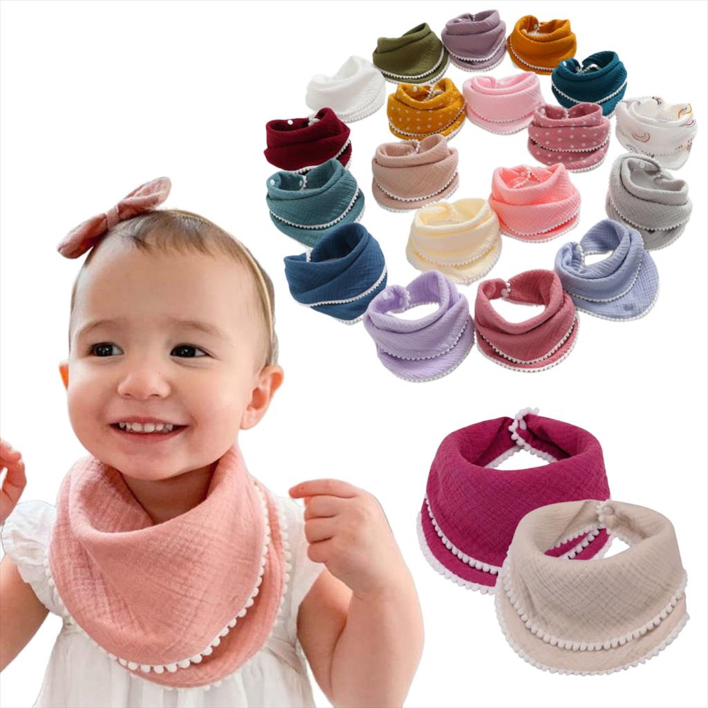 JM0035 Bibs Anak Muslin Shawl Bib Muslin Slabber Bayi Baby Celemek Tatakan Iler Burpy Makan Cowok Cewek Unisex