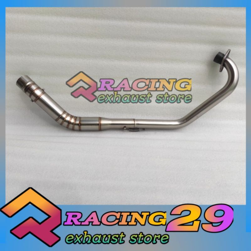 pipa leher knalpot HONDA CB 150 R OLD LAMA - HONDA CB 150 R NEW - NEW CB150R - CB150R OLD Bluegold B