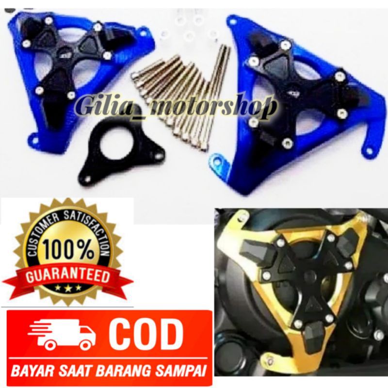 Cover Blok Mesin Cover Engine Anzine Cnc Cover Mesin Vixion Xabre MX King