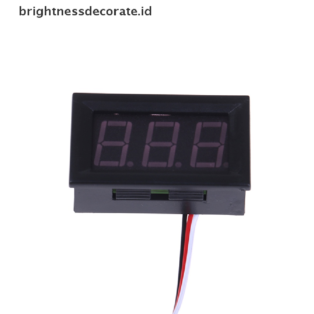 [birth] DC 0-30V 3 wire LED digital display panel volt meter voltage voltmeter car motor [ID]