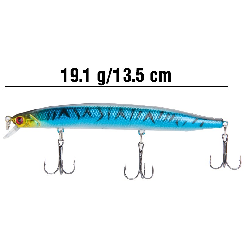 Alat Pancing Umpan Mancing Umpan Mancing Umpan Pancing Umpan Pancing Buatan Heavy Sinking Minnow relix nusantara Kail Pancing Plastic Bait Umpan Ikan CrankBait 1PCS 19g/13.5cm CrankSet Alat Pancing Murah