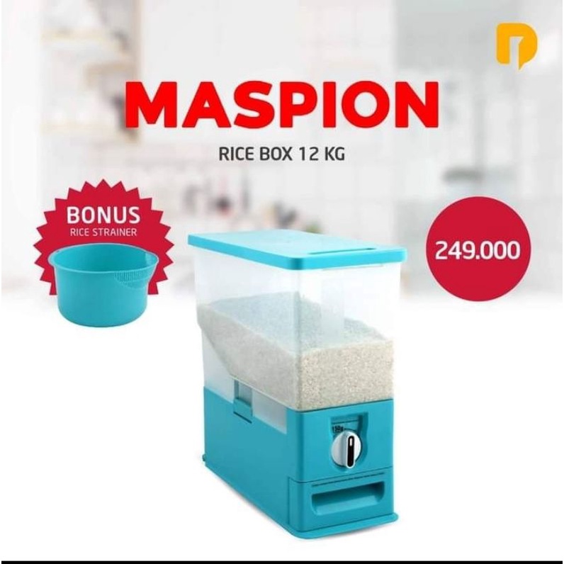 Jual Maspion Rice Box 12 Kg | Shopee Indonesia