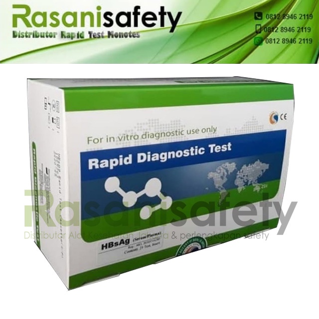 Alat Tes Hbsag Cassette Isi 25 Test Kit Rapid Device