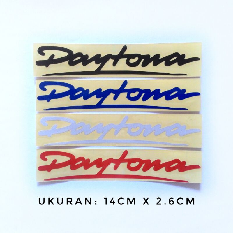 Stiker Cutting Tulisan Daytona Cutting Sticker Untuk Sticker Motor Mobil