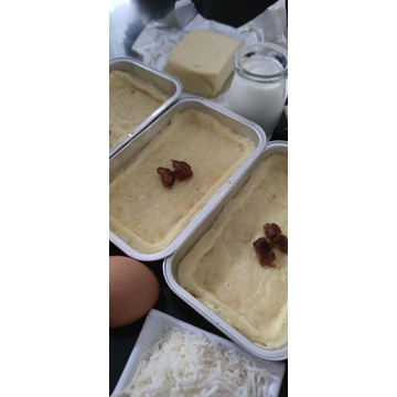 

pudding kukus Susu roti telur