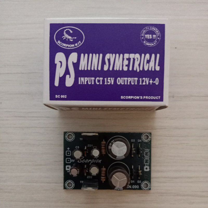 Kit Power Supply Mini Symetrical