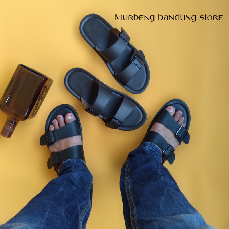 Sandal pria casual model populer terbaru