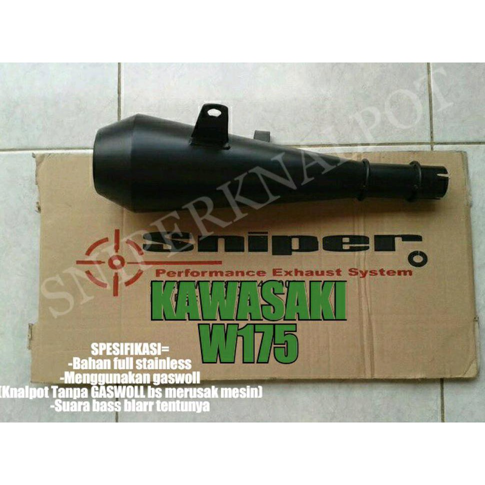 Racing Knalpot Kawasaki W175 Terbaru