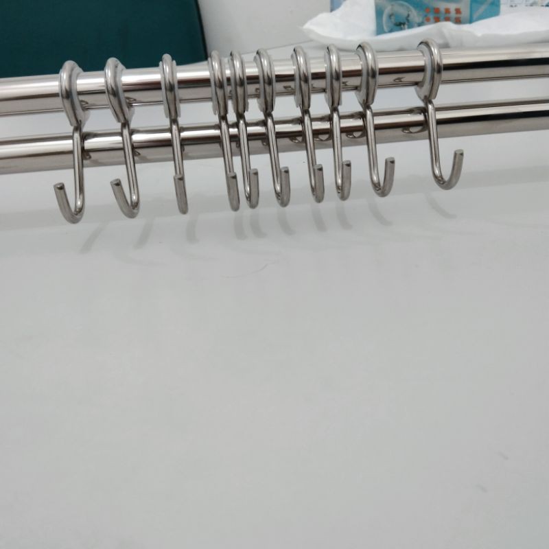 GANTUNGAN / HOOK DAPUR MINIMALIS BAHAN STAINLESS  GJ18